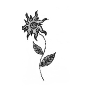 300x300 Circle Flower Drawing