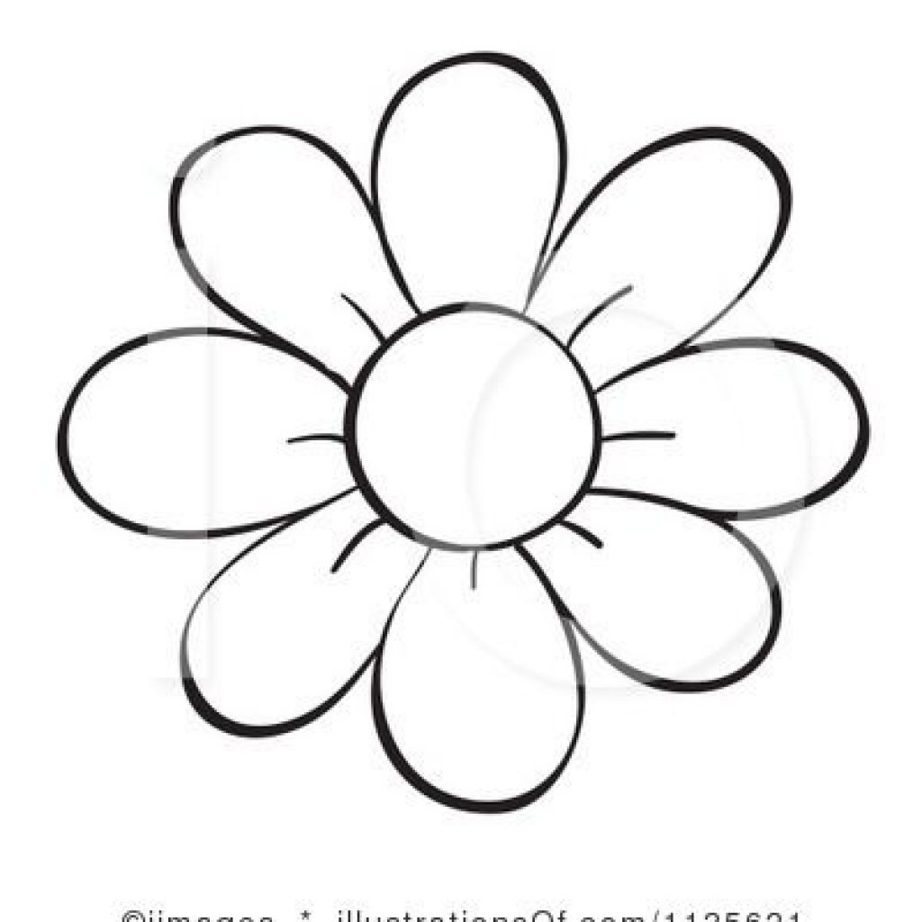 1024x1024 Flower Clipart Black And White Baby Clipart House Clipart Online