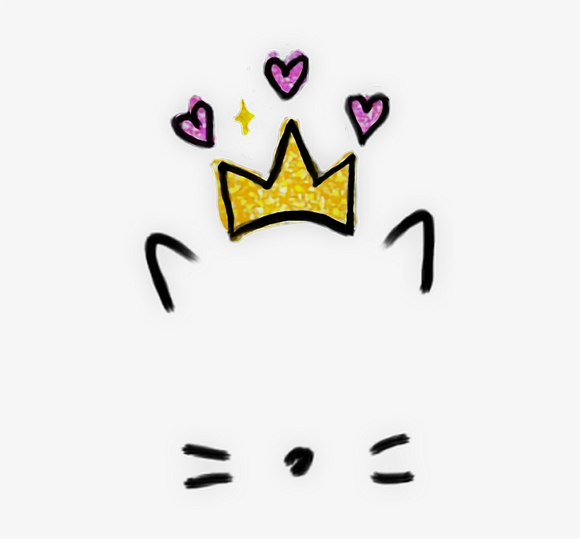 820x762 Tumblr Snapchat Aesthetic Filter Love Cute Crown Heart