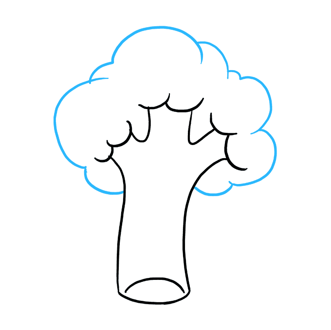 680x678 How To Draw Broccoli