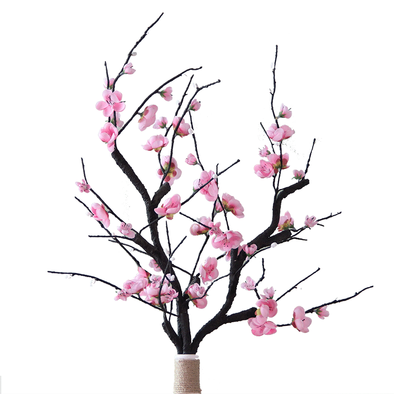 800x800 usd single branch long branch simulation plum peach flower