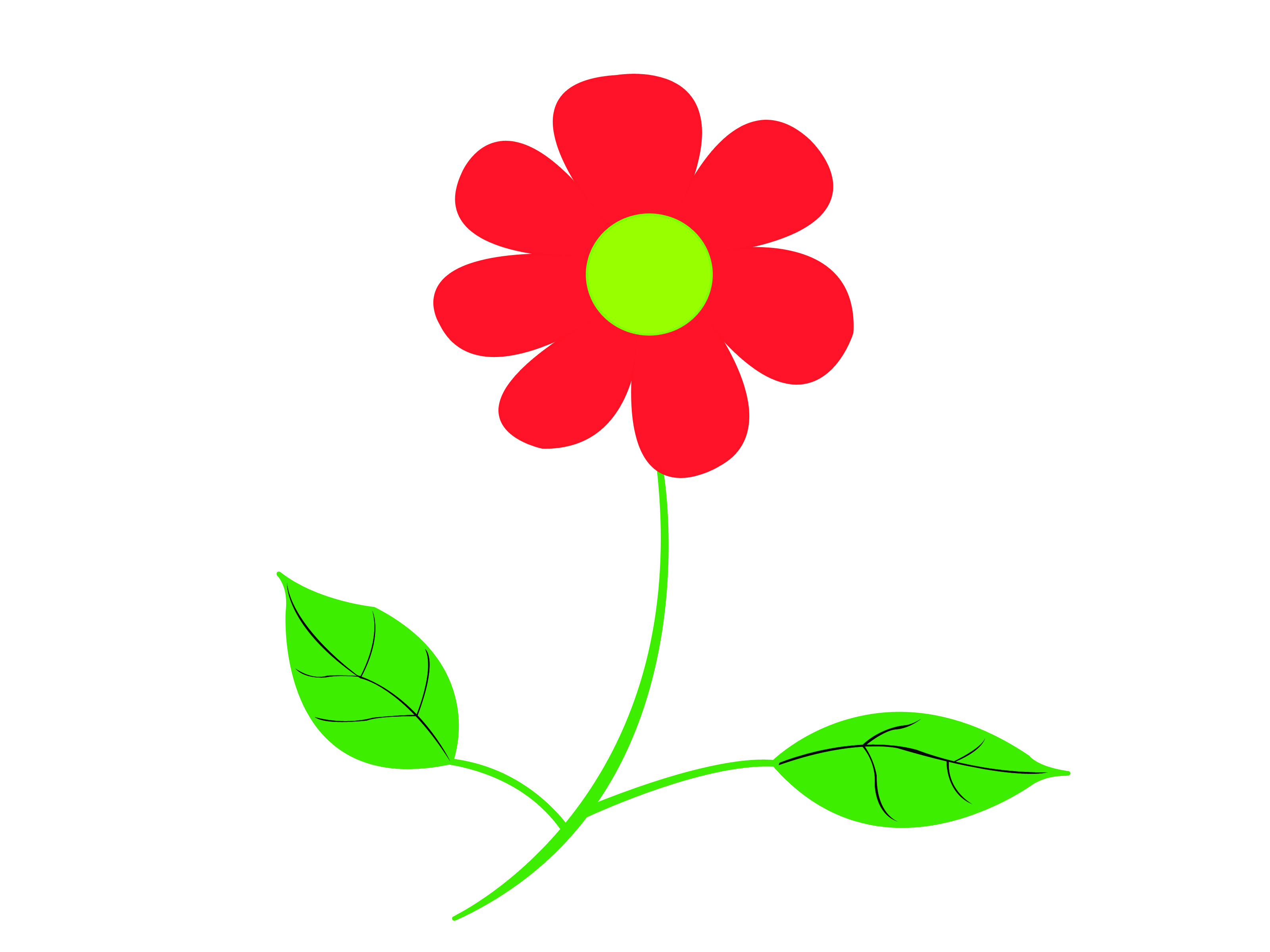 Flower Drawing Cartoon | Free download on ClipArtMag