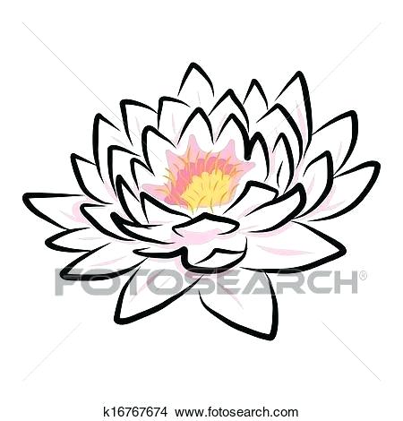 Collection of Lotus flower clipart | Free download best Lotus flower