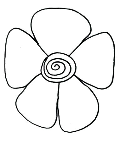 400x456 Drawings Of Flowers Easy Easy To Draw Flowers Drawing In Easy