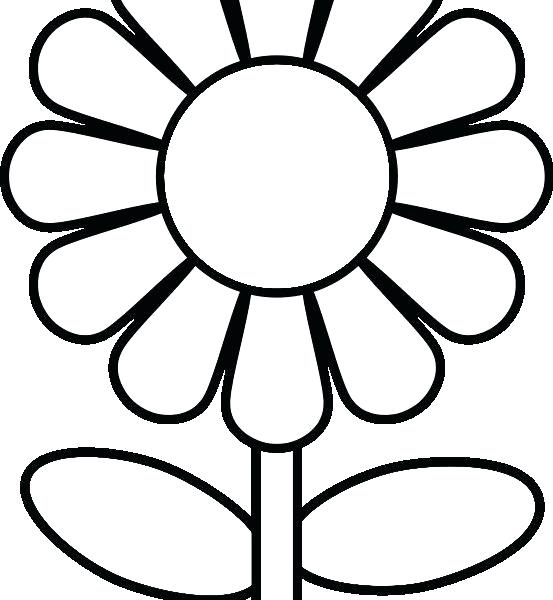 553x600 Drawing For Kids Flowers