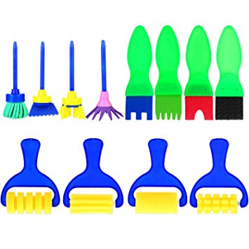 355x355 Hicarer Pieces Sponge Painting Brushes Stamp Flower Drawing