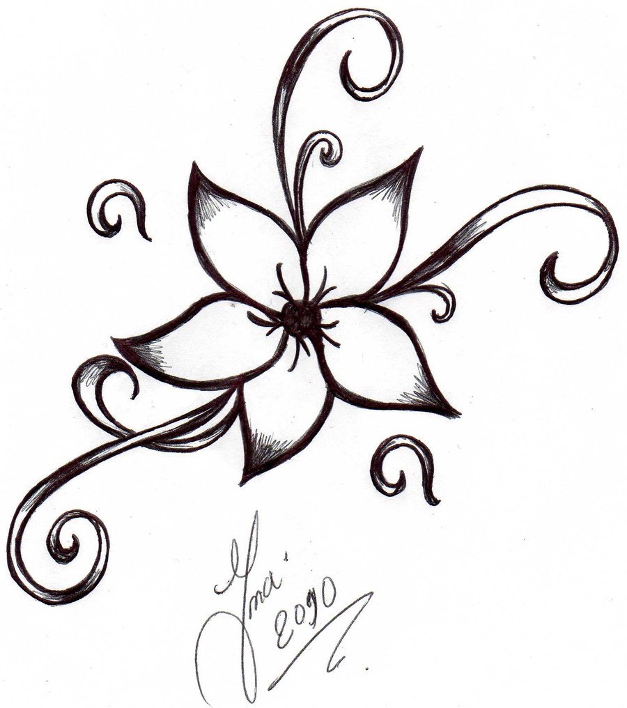 900x1016 Small Flower Designs For Drawing