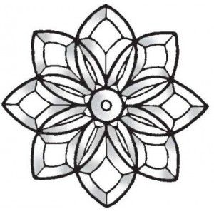 300x300 Flower Drawing Templates