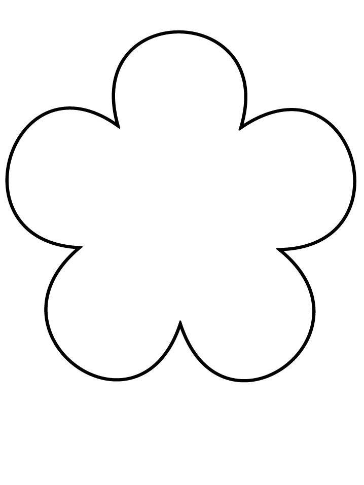 718x957 Flower Template Von Ward Sulak You Could Use This As