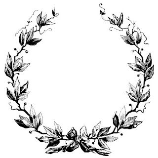 320x320 Wreath Tumblr Black Clipart