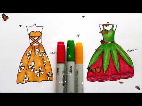 Flower Dress Drawing