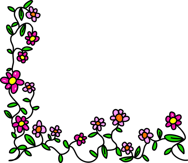 640x556 Flower, Drawing, Pink, Transparent Png Image Clipart Free Download