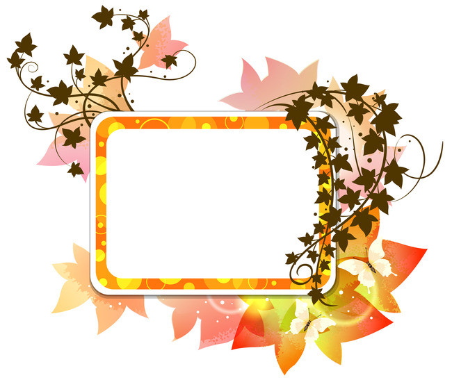650x547 Frame Design Floral Art, Drawing, Leaf, Decoration Background