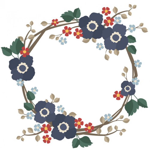 500x500 Collection Of Free Drawing Frame Floral Download On Ui Ex