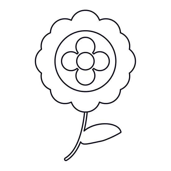 550x550 aster flower drawing pictures and cliparts, download free