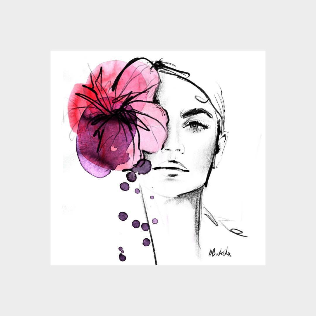 1080x1080 Flower Girl