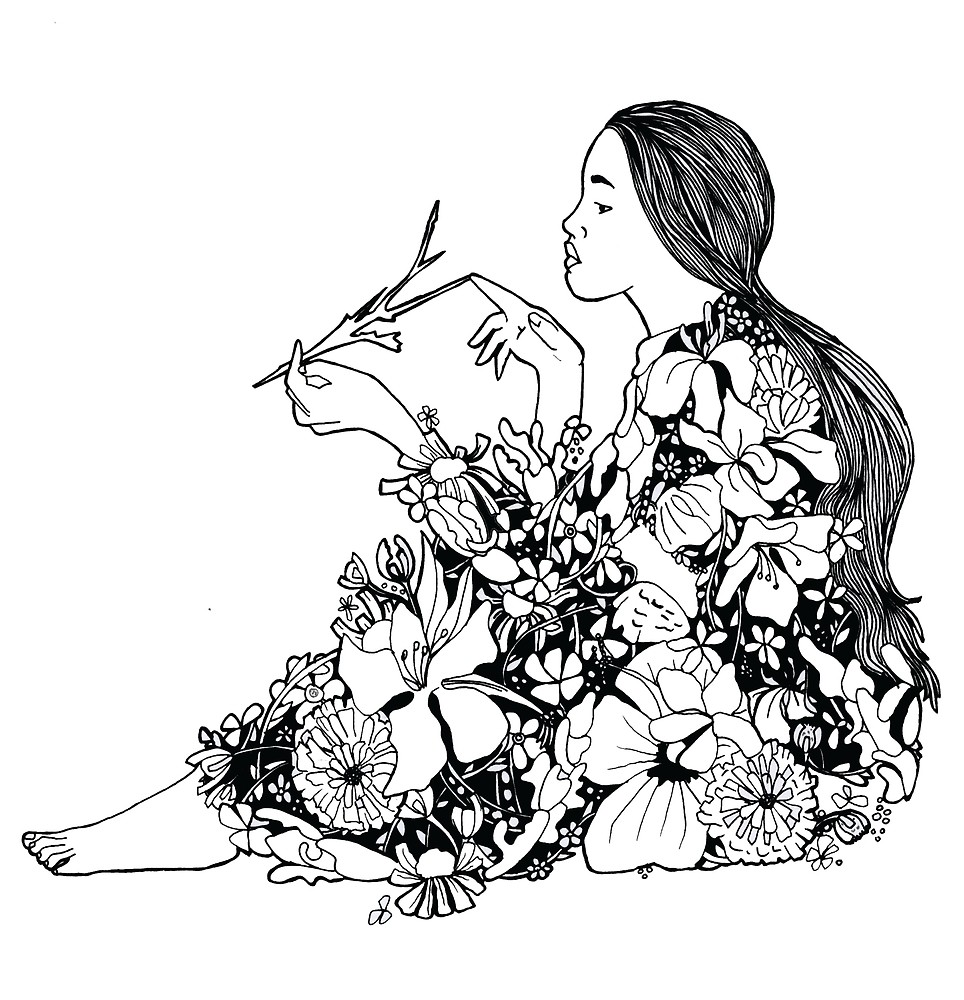 964x1000 Flower Girl