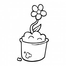 275x275 Black Flower Pot Photos And Images