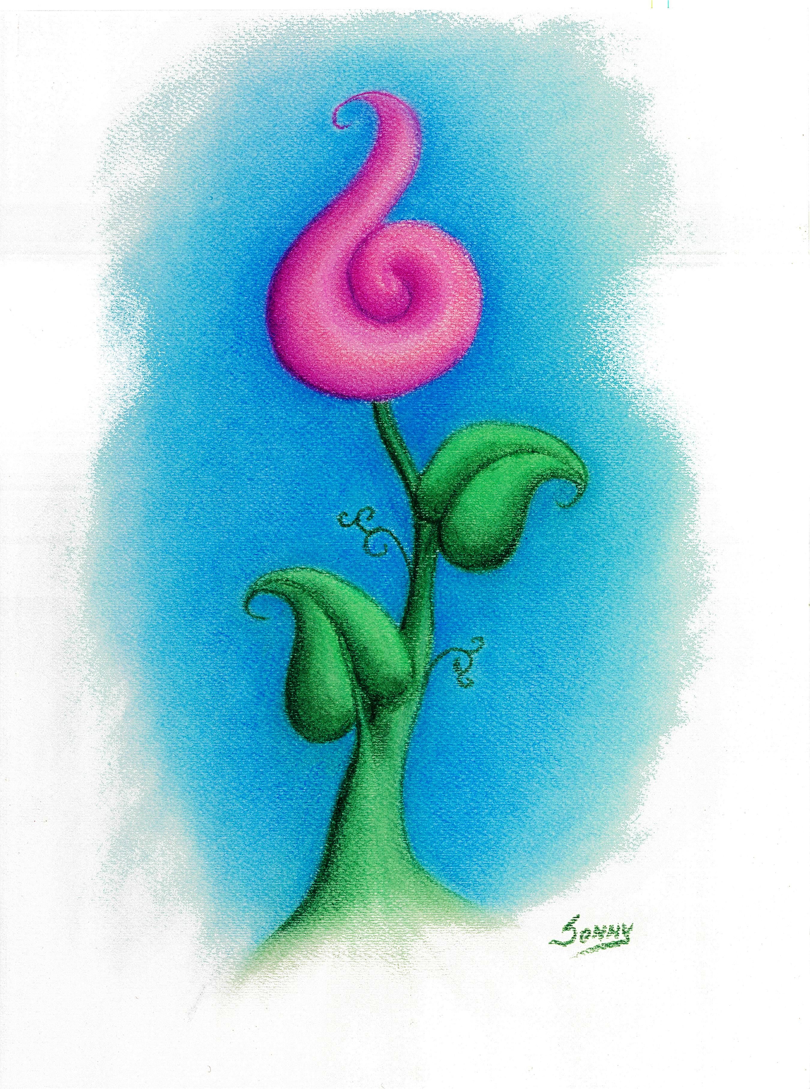 2700x3629 Abstract Flower