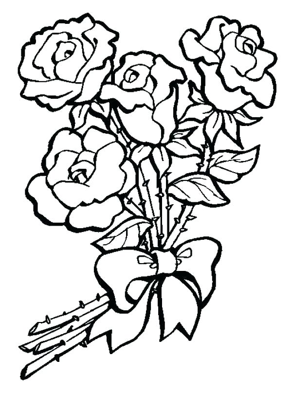 600x808 Simple Drawing For Kids Flowers