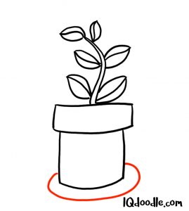 269x300 How To Doodle A Pot Plant