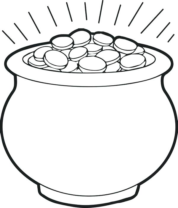 601x700 Flower Pot Coloring