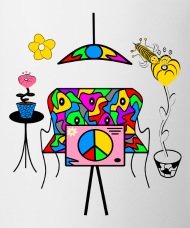 190x228 Peace Hippie Flower Power Pillowcase X