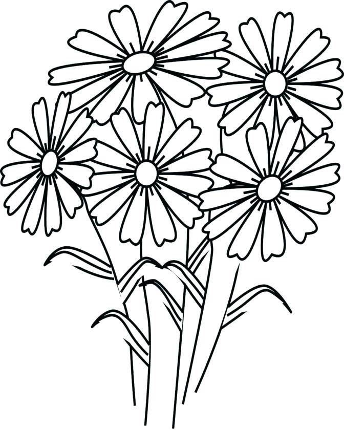 672x840 Coloring Sheets Of Flowers Flower Power Coloring Pages Coloring