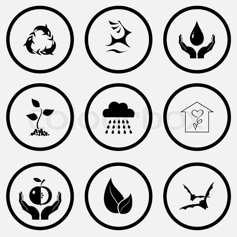 800x800 Killer Whale As Recycling Symbol, Stock Vector Colourbox