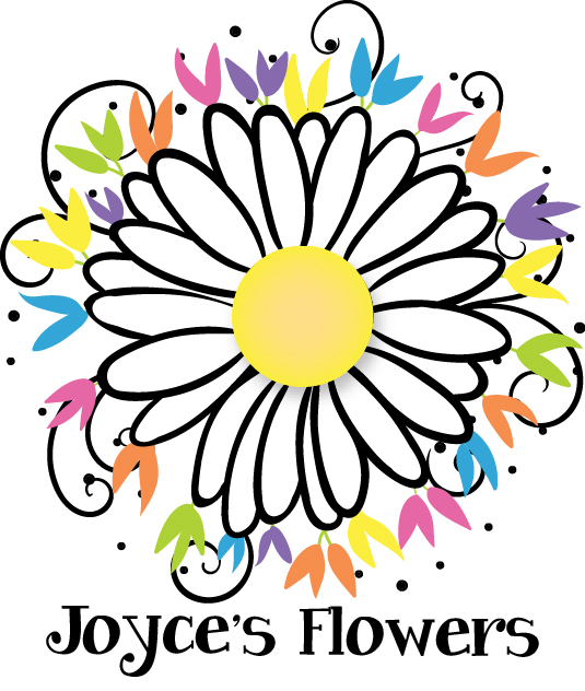 535x632 Playful, Personable, Shop Logo Design For Joyce's Flowers