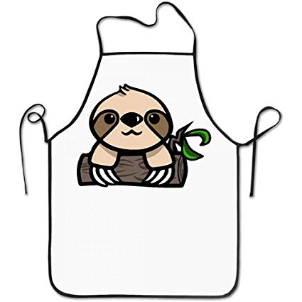 425x425 Jayesh Sloth Cute Unisex Kitchen Bib Apron Flower Shop
