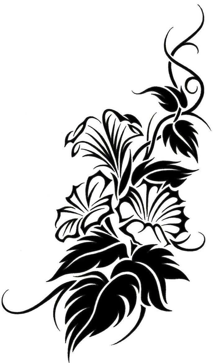 Flower Tattoo Drawings | Free download on ClipArtMag