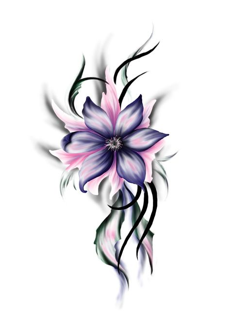 480x679 Flower Tattoo Designs Tattoos, Flower