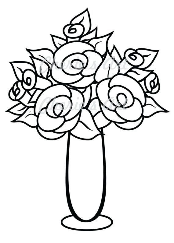 570x798 Flower Vase Design Drawing