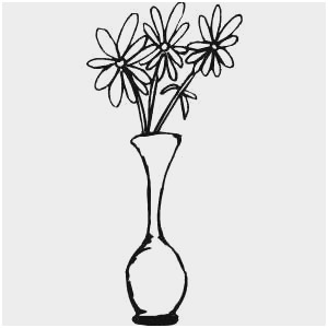 300x300 Vase With Flowers Coloring