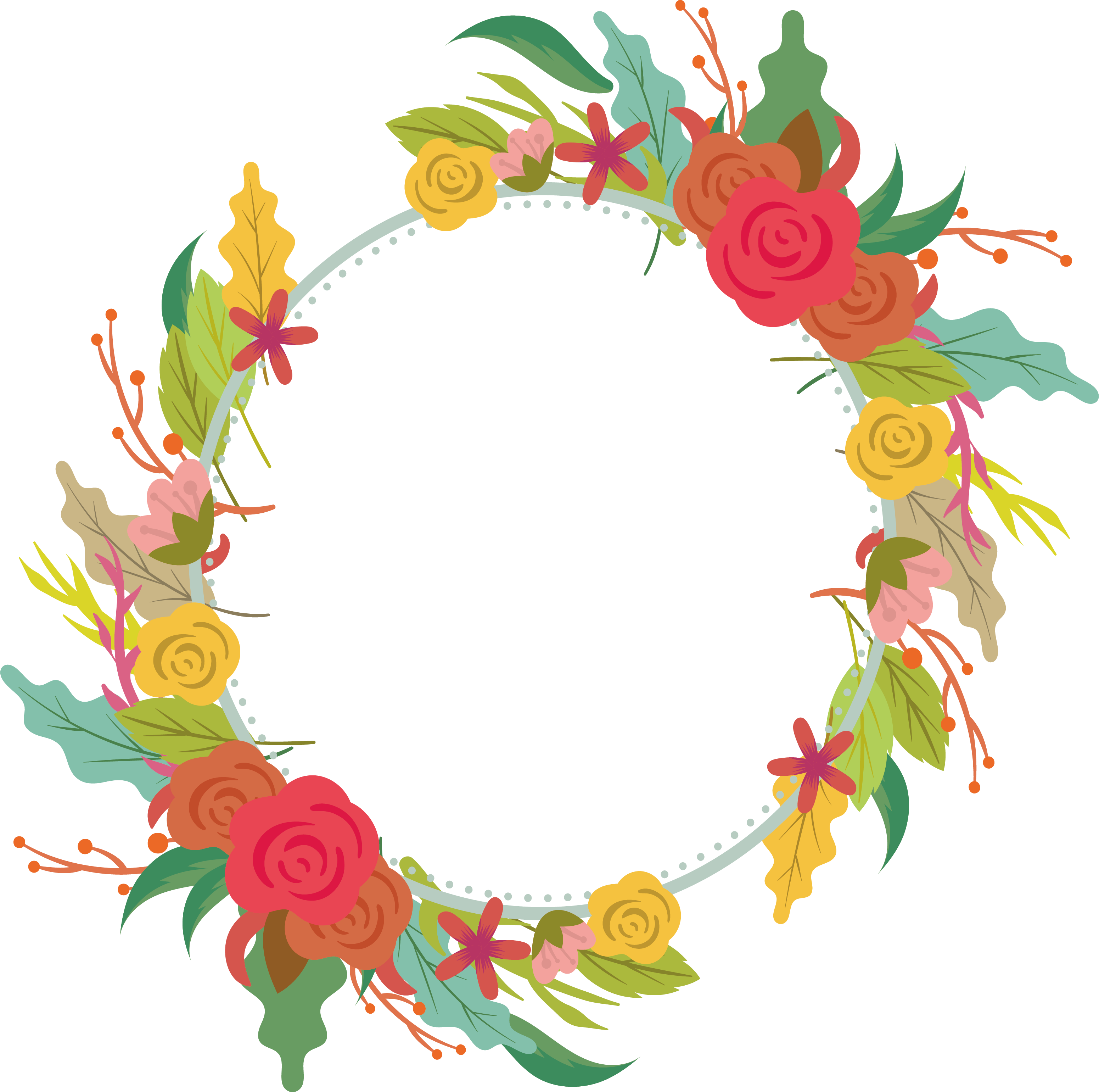 3101x3080 Collection Of Free Wreath Drawing Realistic Download On Ui Ex