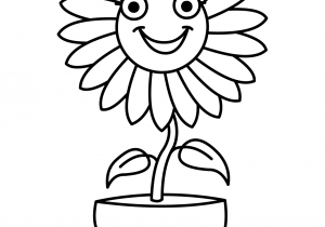 300x210 Kids Drawings Of Flowers Simple Flowers Drawing Flower For Drawing