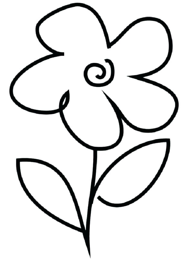 600x863 Drawings For Kids Of Flowers