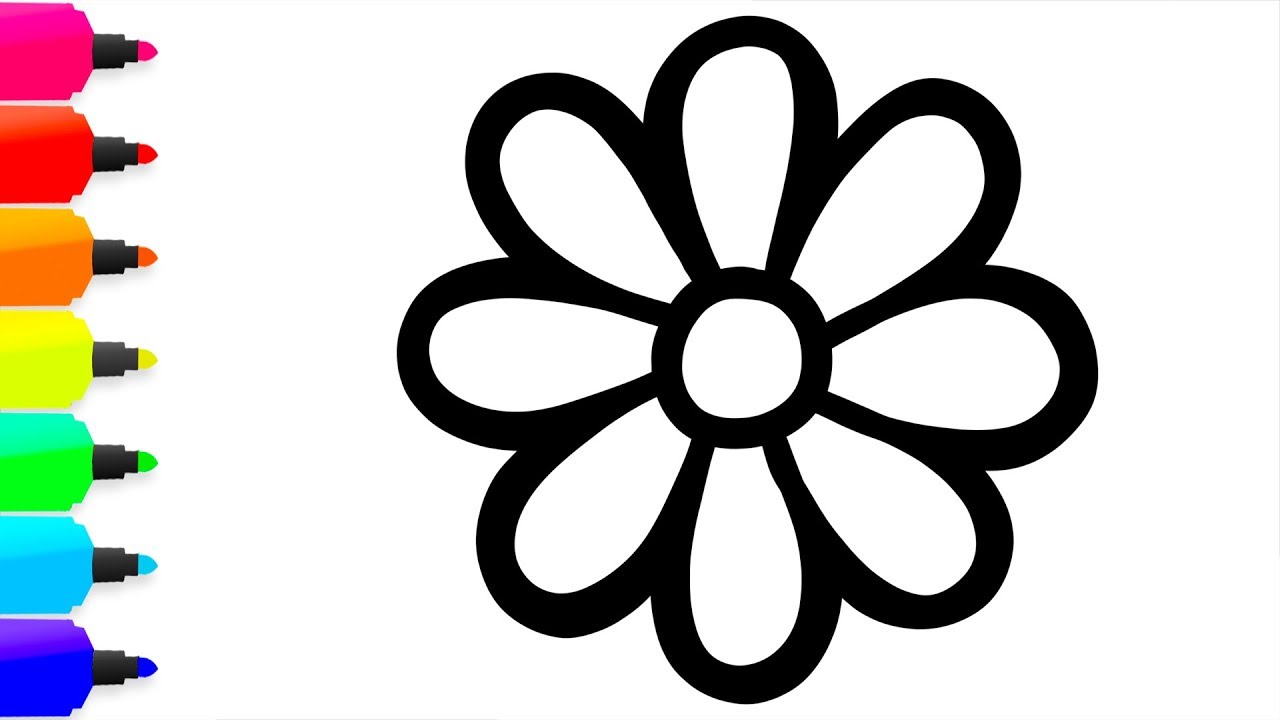 Flowers For Kids Drawing | Free download on ClipArtMag