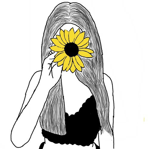 500x500 Image About Girl In Outlines