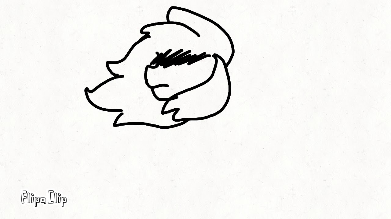 1280x720 Flowing Hair Flipaclip {test Animation}