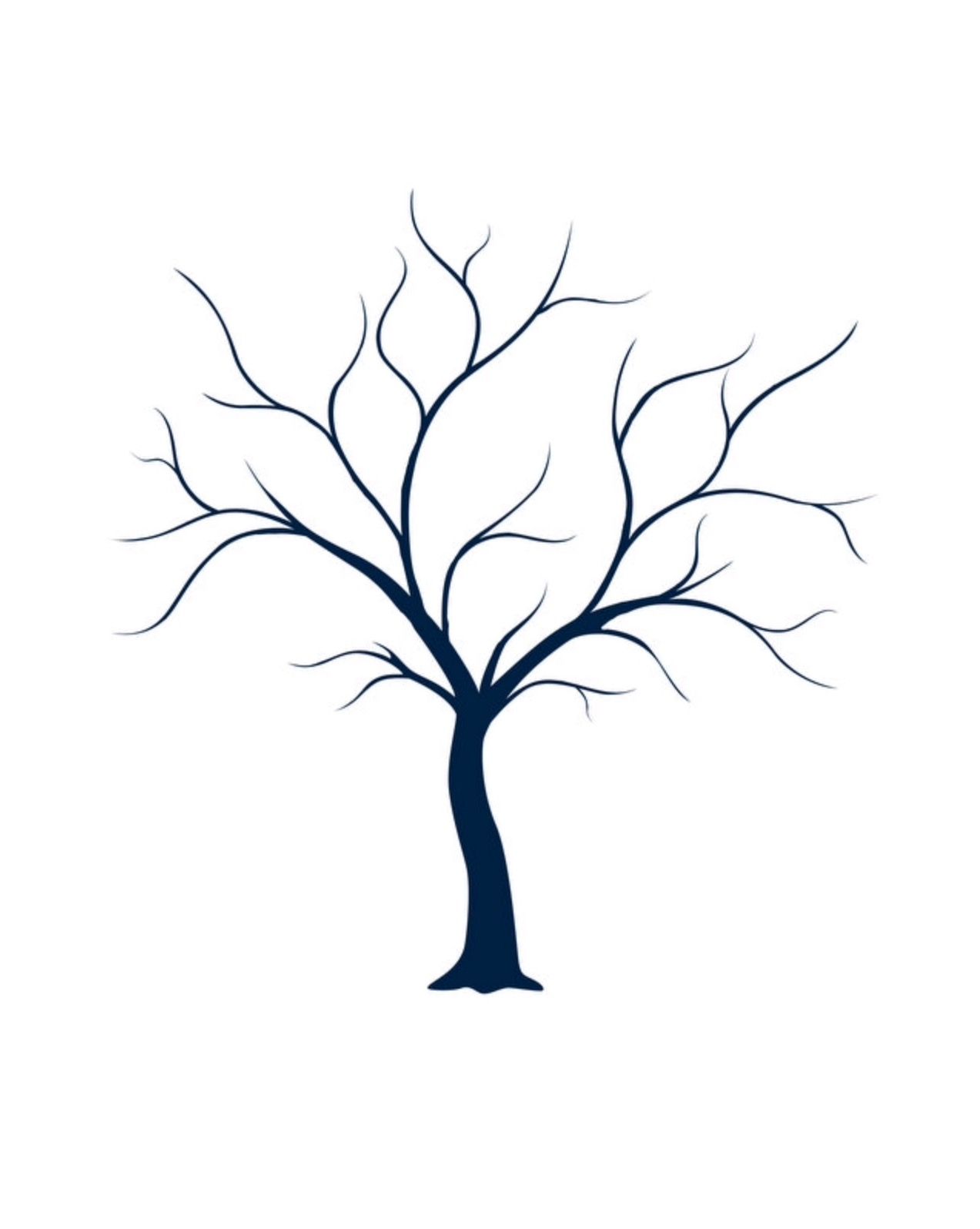 1273x1596 Arts Baum Vorlage, Fingerabdruck Baum