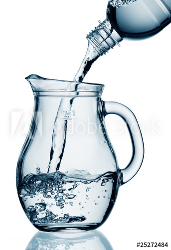 343x500 Flowing Water In A Jug