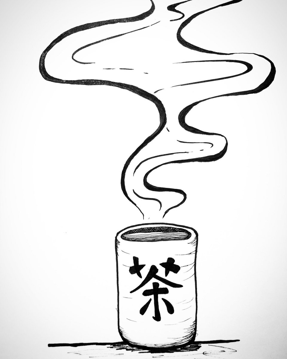 960x1200 Xin On Twitter Inktober Day Flowing Flowing Steam From Teas