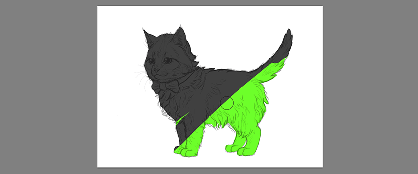 850x354 How To Draw A Super Cute Kitten Step