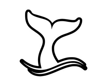 340x270 Tail Fluke Decal Etsy