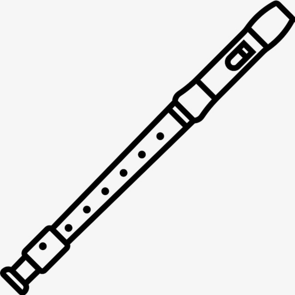 Flute Drawing Free download on ClipArtMag