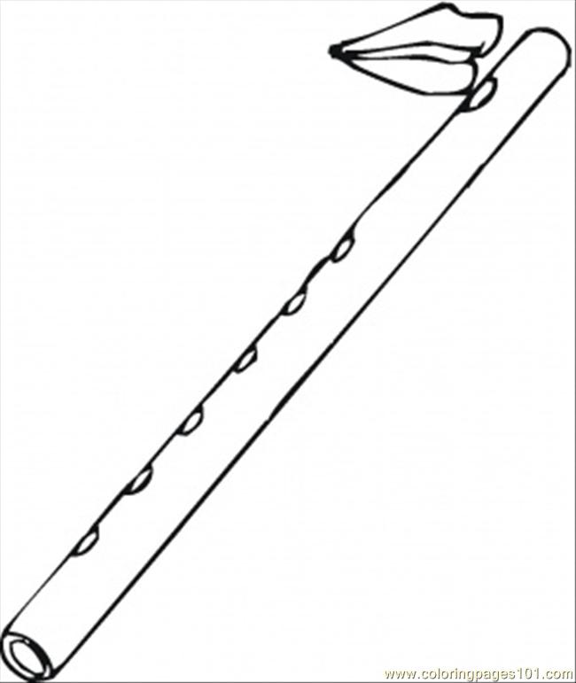 650x771 Flute Drawing Drawn For Free Download