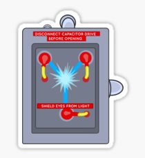 210x230 Flux Capacitor Drawing Stickers Redbubble