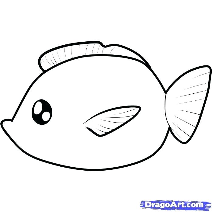 697x697 Fish Kids Drawing How To Draw A Fish For Kids Step Architecture